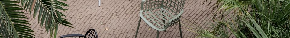 Materialbeschreibung Gartensessel Albert Kuip grün