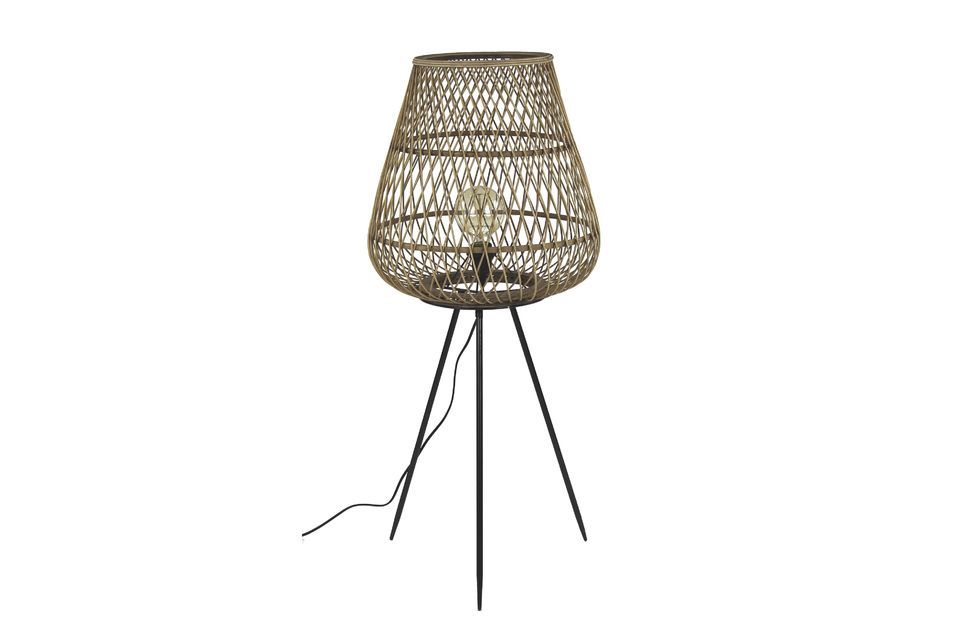 Geflochtene Bambus-Lampe Tao Pomax