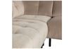 Miniaturansicht Gerades Ecksofa aus cremefarbenem Velours Lloyd 6