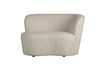 Miniaturansicht Gerades Sofa aus cremefarbenem Stoff Stone 1