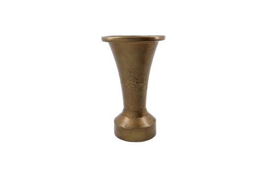 Goldene Aluminiumvase Florist