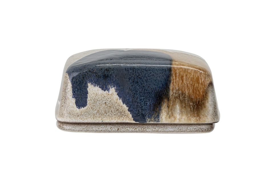 Graue Butterdose aus Sandstein Jules Bloomingville