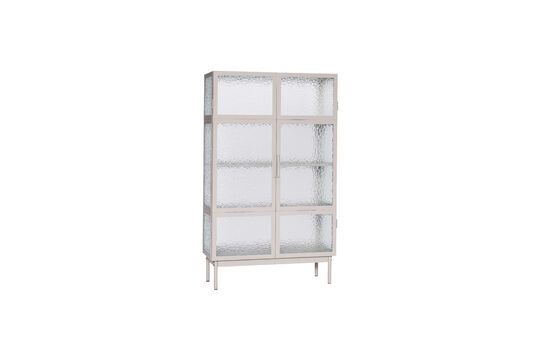 Graue Glasvitrine Plex