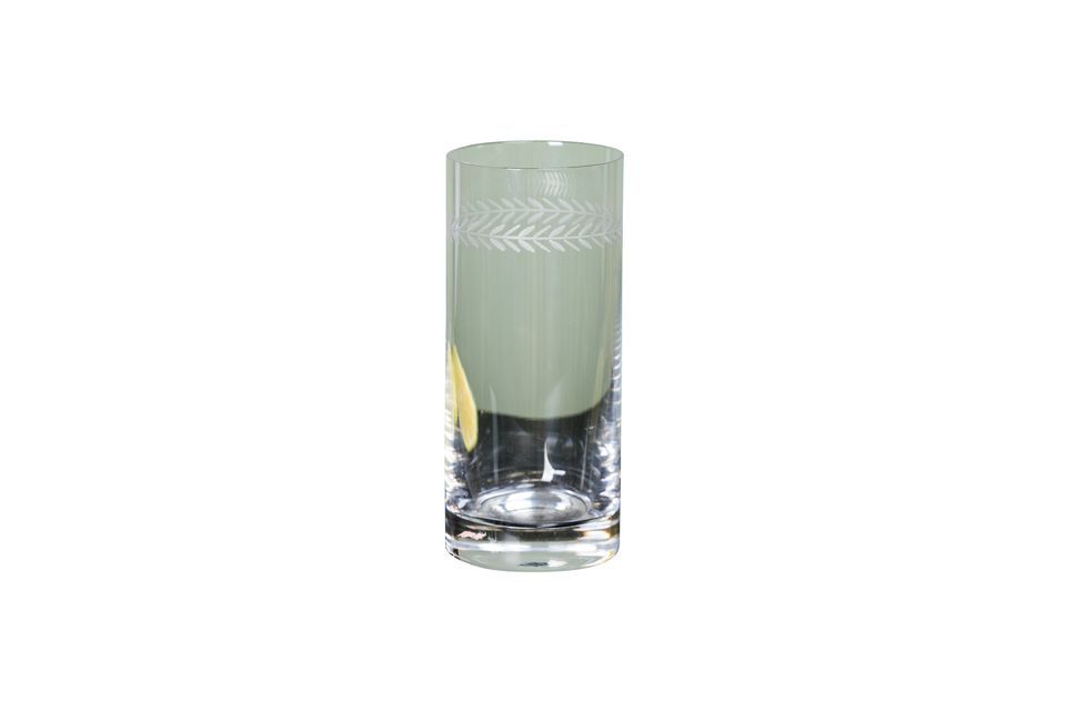 Ein Longdrinkglas mit raffiniertem Design
