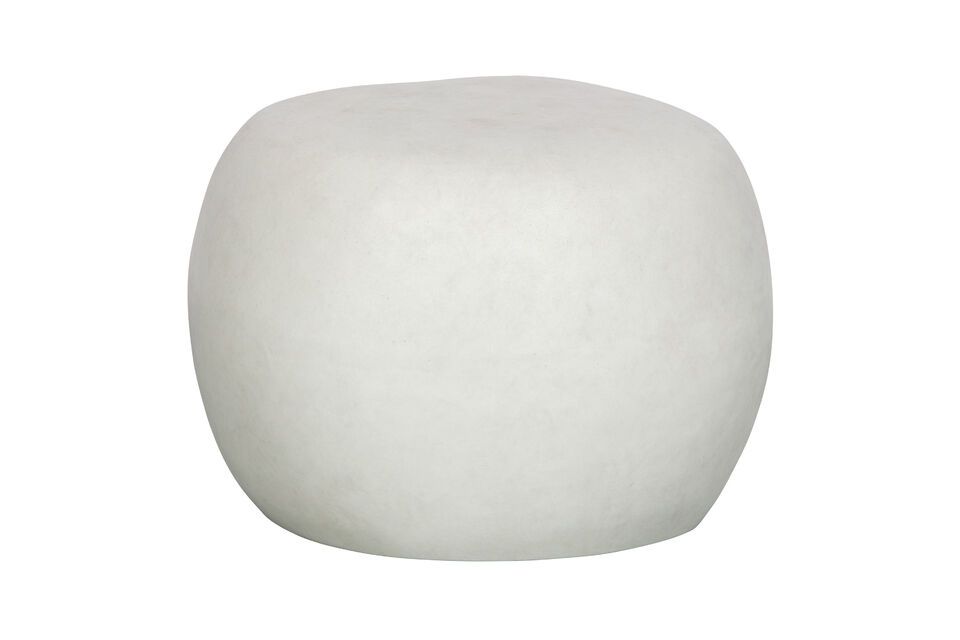 Großer Couchtisch aus weißem Faserton Pebble Vtwonen
