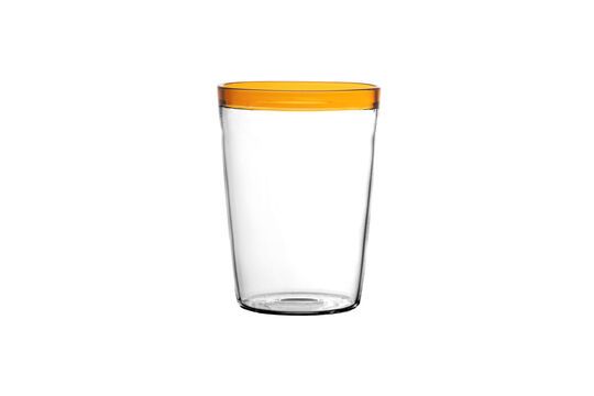 Großes Wasserglas aus Bernsteinglas Tarifa