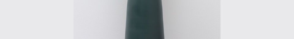 Materialbeschreibung Grüne Metall-Tischlampe Hops