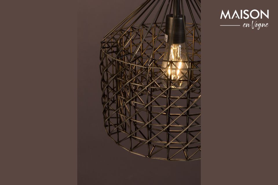Diese Lampe verbindet durch ihren Farbton einen Vintage-Stil mit einem Design von großer