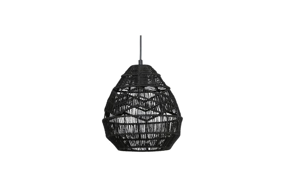 Hängeleuchte Lampe schwarz Adelaide Woood