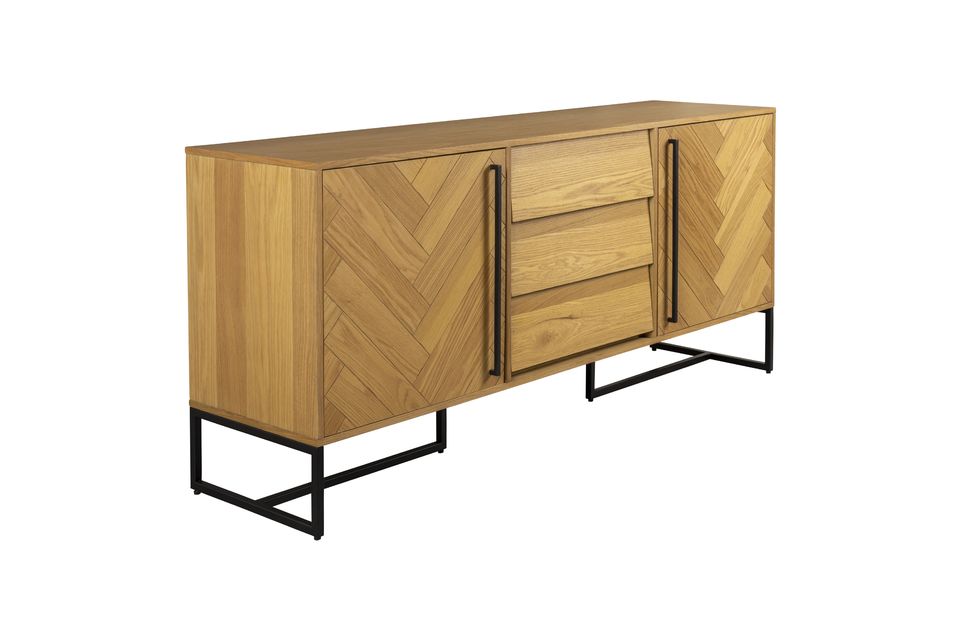 Highboard aus Eichenholz Class - 14