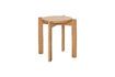 Miniaturansicht Hocker aus hellem Holz Always 6