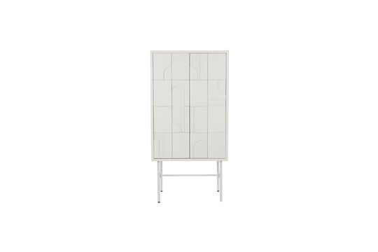 Hohes Sideboard aus cremeweißem Holz Funk ohne jede Grenze