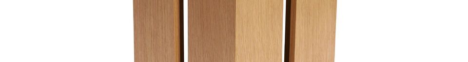 Materialbeschreibung Holzhocker grau Forma