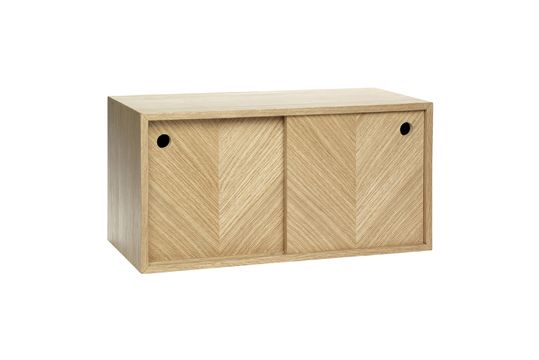 Holzregal Linie in beige