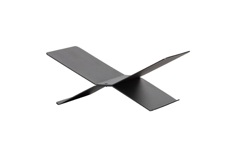 Horizontales Buchdisplay aus Metall nir Brook Woood