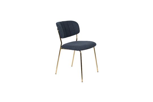 Jolien-Stuhl gold und dunkelblau ohne jede Grenze