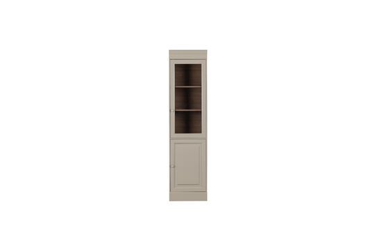 Kabinett mit 2 Türen aus grauem Chow-Holz