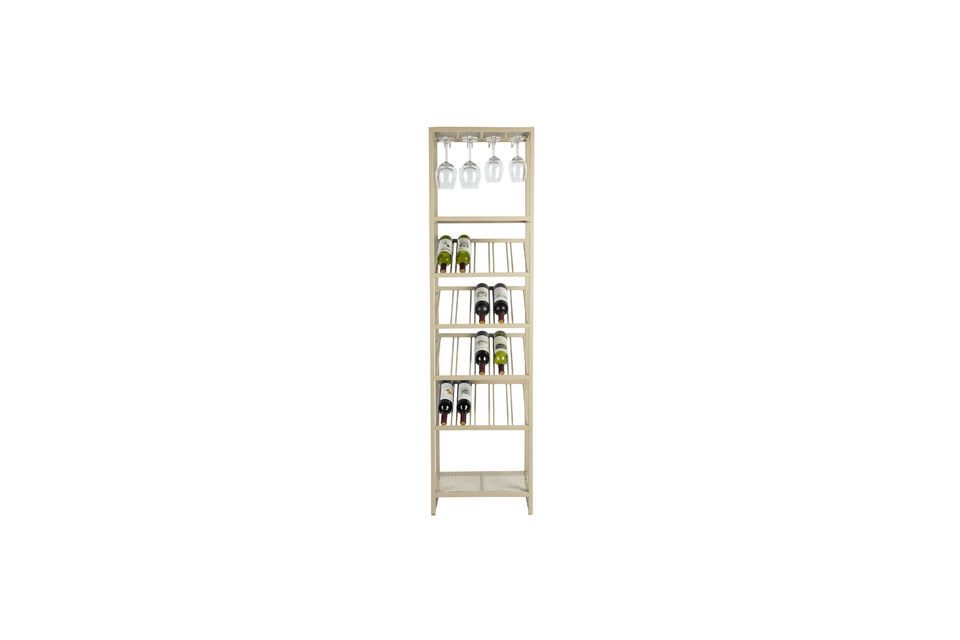 Das matte Finish des Metalls verleiht dem Schrank einen Hauch von Raffinesse und macht ihn zu einer