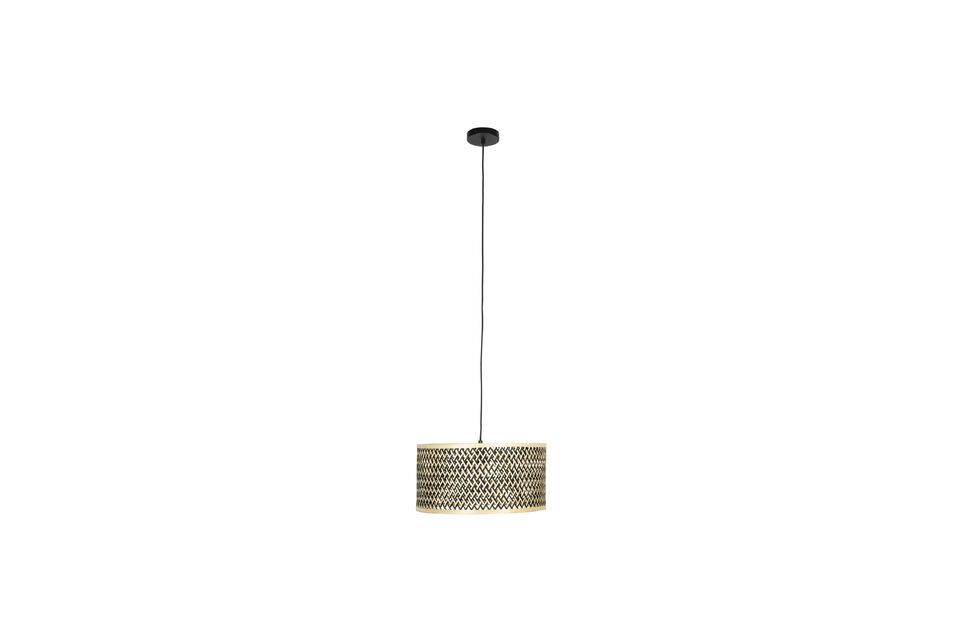 Dieses aus hochwertigem Bambusholz gefertigte Stück hat eine sanfte beige Farbe