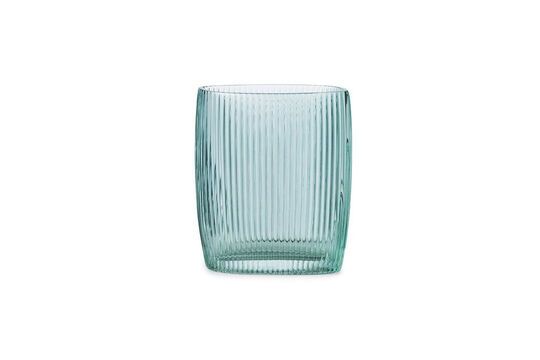 Kleine Vase aus blauem Glas Step ohne jede Grenze