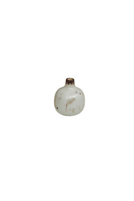 Kleine weiße Keramikvase Houlle - 3