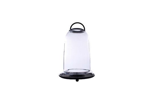 Kleines Windlicht aus Klarglas Glocke