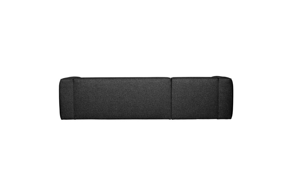 Mit einer eleganten Silhouette ist das Sofa Bean mit einem hochwertigen dunkelgrauen Stoff