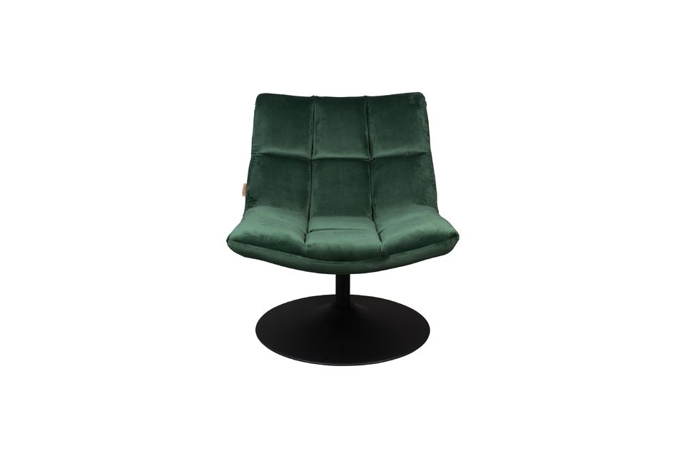 Lounge-Sessel Bar aus grünem Samt - 8