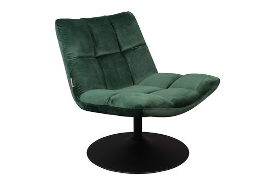 Lounge-Sessel Bar aus grünem Samt