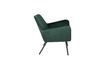 Miniaturansicht Lounge-Sessel Bon aus grünem Samt 9