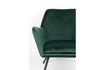 Miniaturansicht Lounge-Sessel Bon aus grünem Samt 2