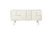 Miniaturansicht Niedriges Sideboard aus cremeweißem Holz Funk 1