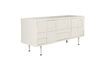 Miniaturansicht Niedriges Sideboard aus cremeweißem Holz Funk 3