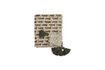 Miniaturansicht Plaid aus recycelter Baumwolle in braun Charlie 1