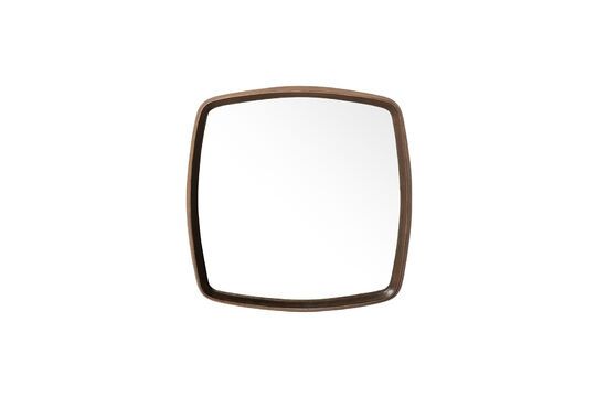 Quadratischer Spiegel aus Kupfermetall Retro