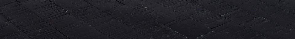 Materialbeschreibung Quadratischer Theken-Tisch Maze in schwarz