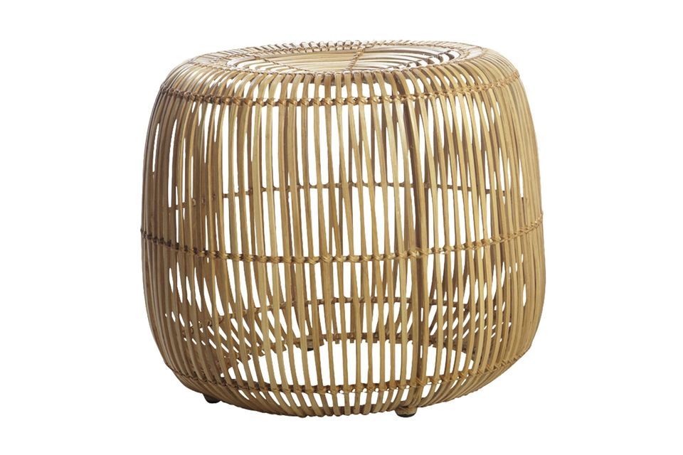 Rattan-Hocker Modern in beige House Doctor