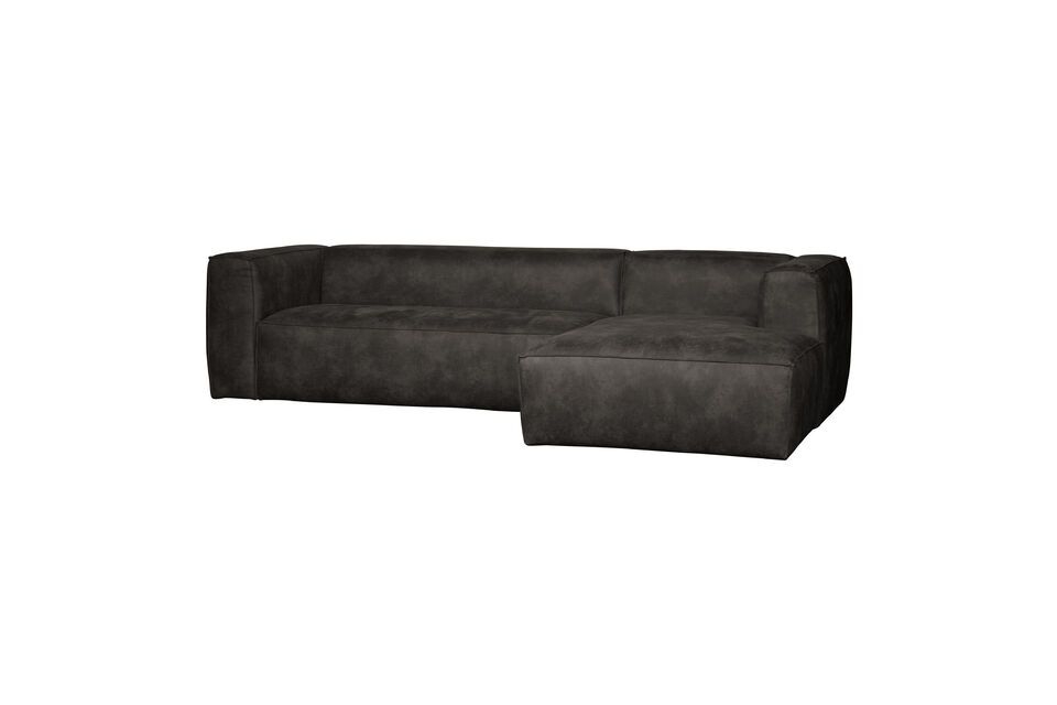 Dieses Ecksofa aus recyceltem Leder ist das perfekte Möbelstück