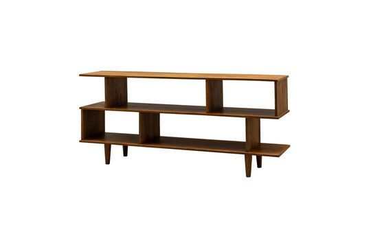 Regal aus dunklem Holz Zag