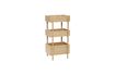 Miniaturansicht Regal mit 3 Fächern aus beigem Holz Stack 1