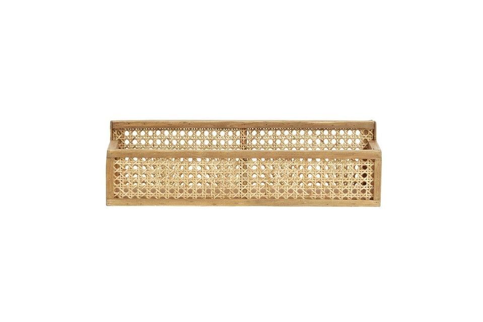 Mit seinem einfachen und natürlichen Design bringt das Shelfi Rattanregal einen Hauch von Vintage