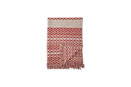 Rote Tagesdecke Noilhan aus recycelter Baumwolle