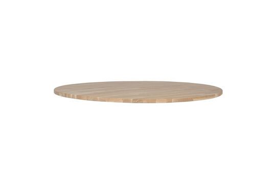 Runde Tischplatte aus Holz in beige Tablo ohne jede Grenze