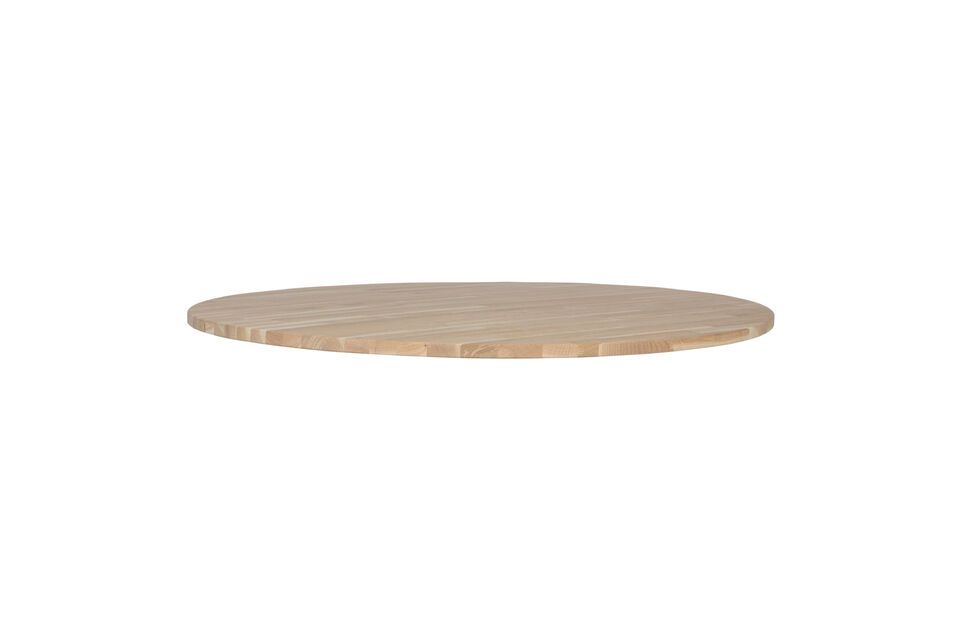 Runde Tischplatte aus Holz in beige Tablo Woood