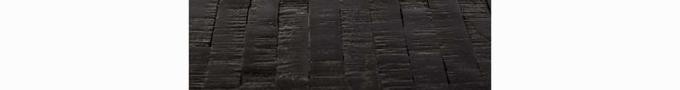 Materialbeschreibung Runder Bistro-Tisch Maze in schwarz