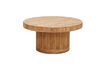 Miniaturansicht Runder Couchtisch aus hellem Rattan Barbados 4