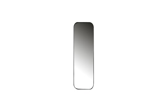 Runder Spiegel aus schwarzem Metall Doutzen ohne jede Grenze