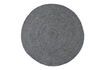 Miniaturansicht Runder Teppich aus grauem Jutegewebe Ross 1