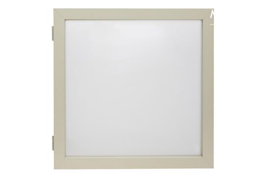 Sandfarbener Plexiglasrahmen Plex