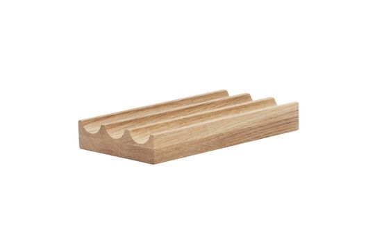 Schreibtisch-Organizer aus hellem Eichenfurnier Wave